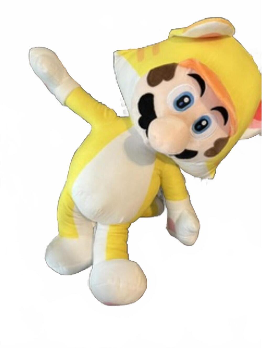 Super Mario 3D World Yellow Cat Suit Giant Plush Jumbo 24" Inch Nintendo Large